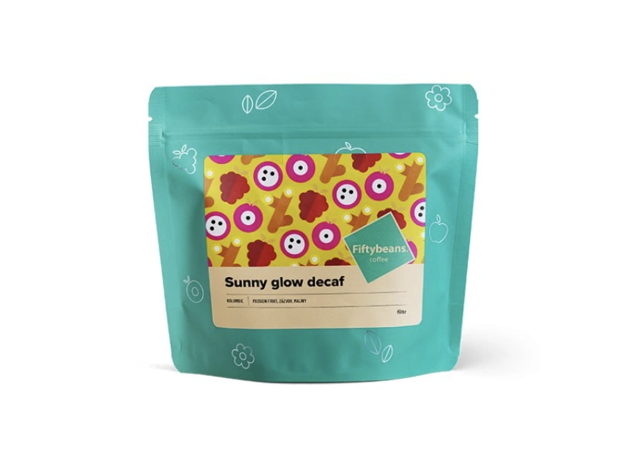 Sunny glow DECAF 200g, FiftyBeans kofi.sk